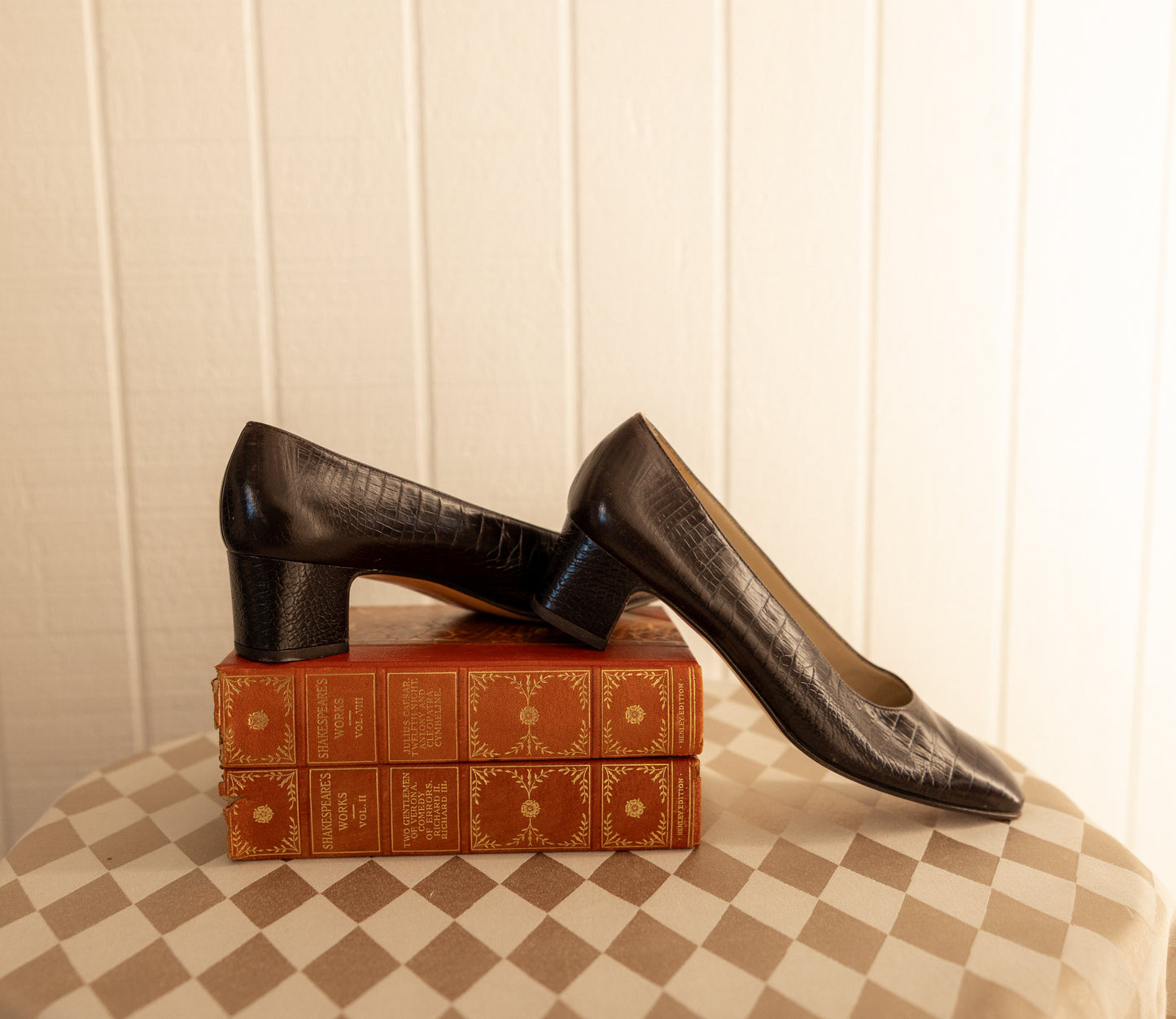 Vintage Salvatore Ferragamo Leather Heels