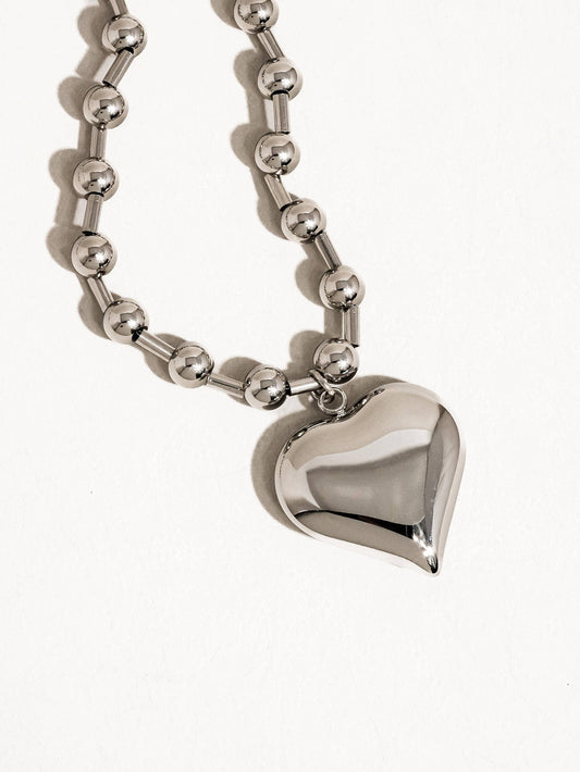 Sweetheart Necklace - Silver