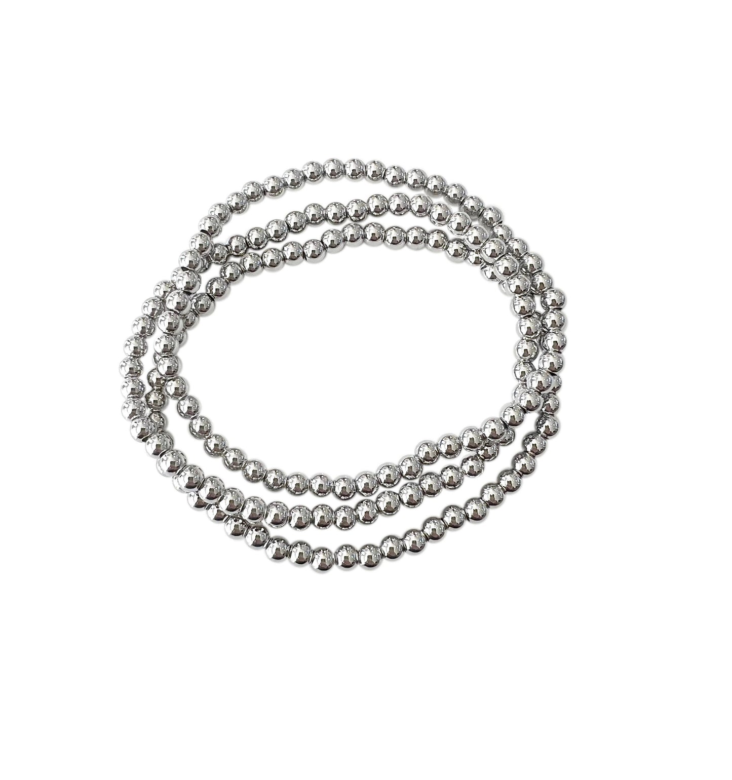 Atherton Triple Stack Bracelet - Silver