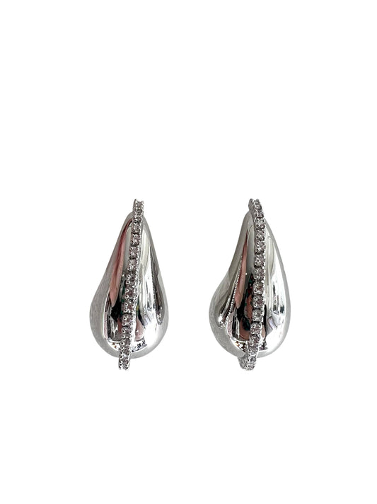 Delphine Earrings - Silver