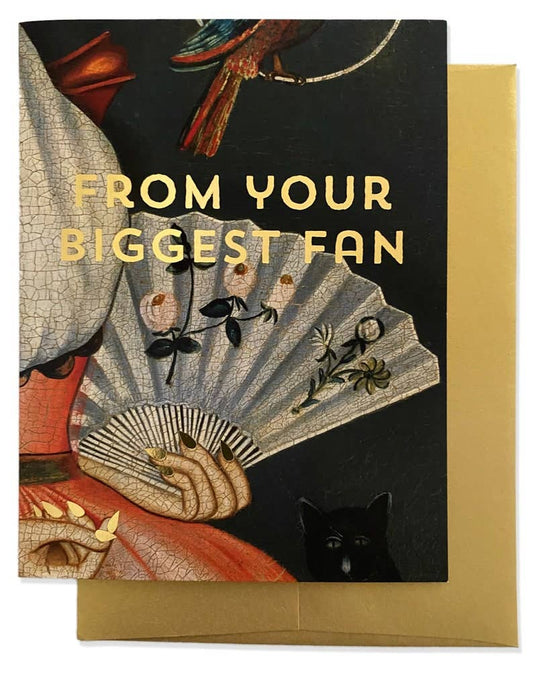 BIGGEST FAN Greeting Card