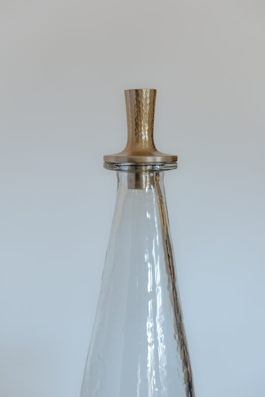 Pebbled Decanter - Tall