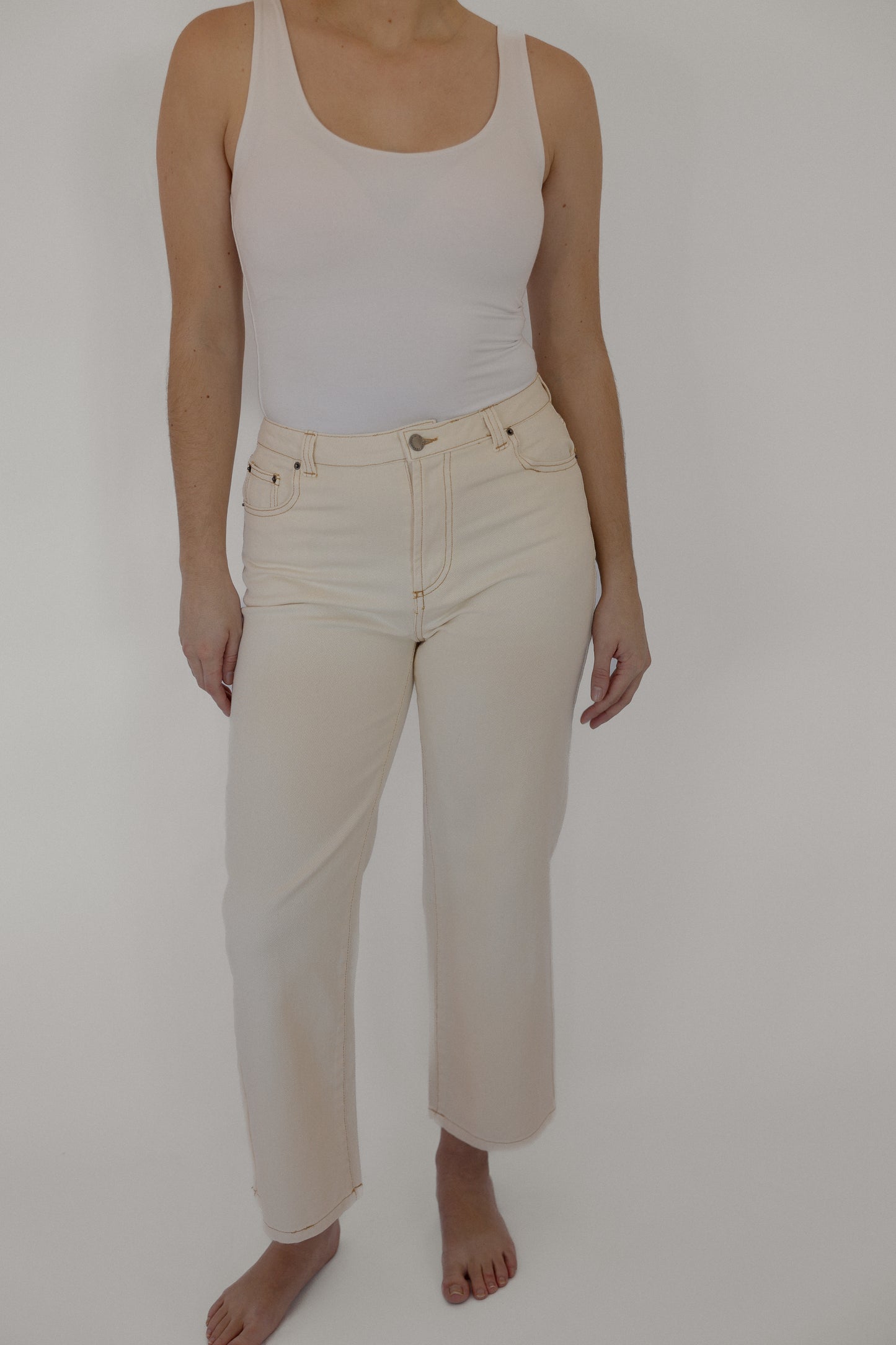 The Lydgate Jean in Ecru