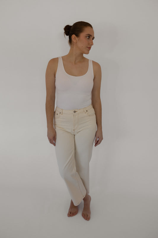 The Lydgate Jean in Ecru
