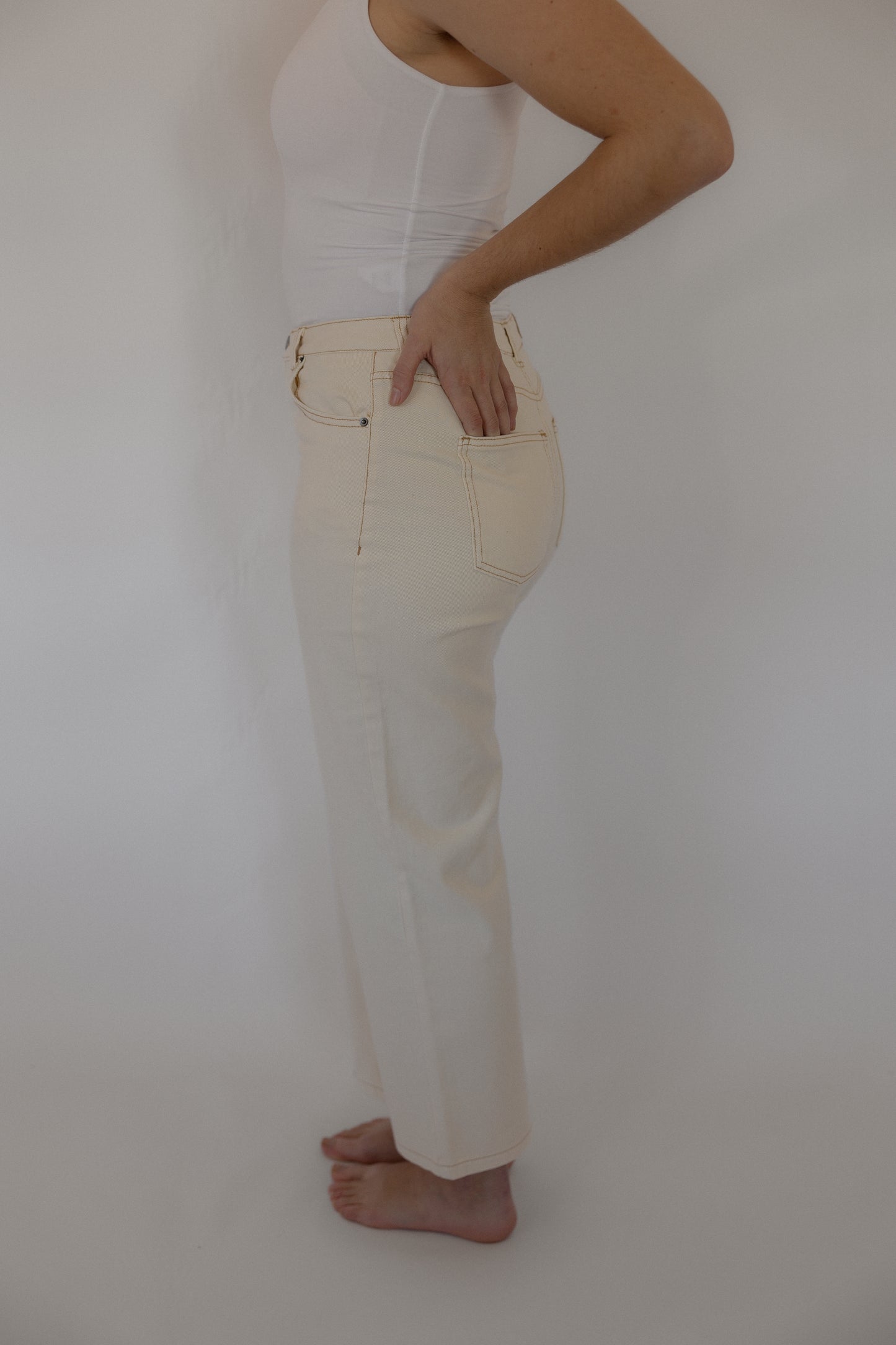 The Lydgate Jean in Ecru