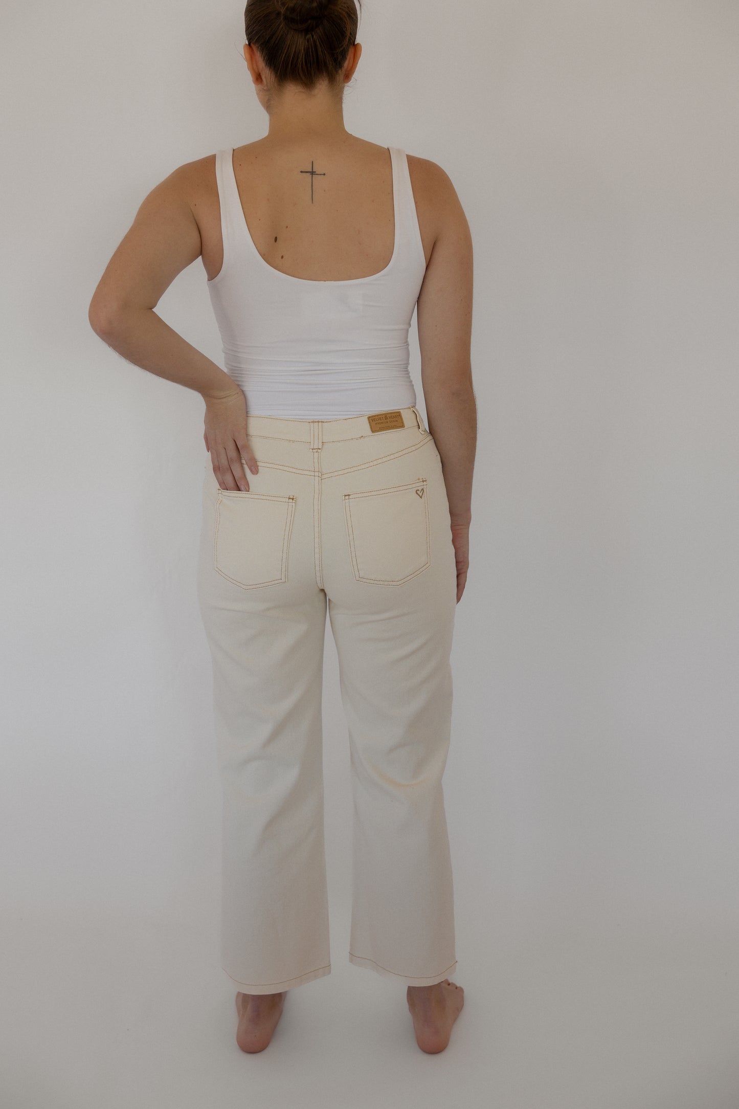 The Lydgate Jean in Ecru