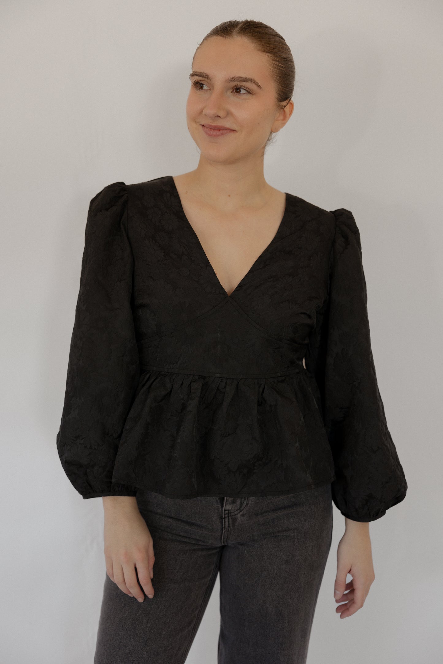 The Flora Brocade Top