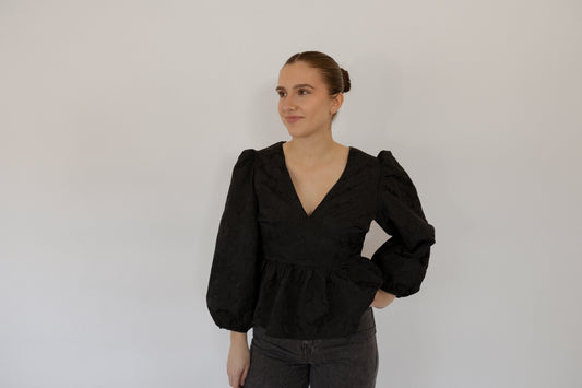 The Flora Brocade Top