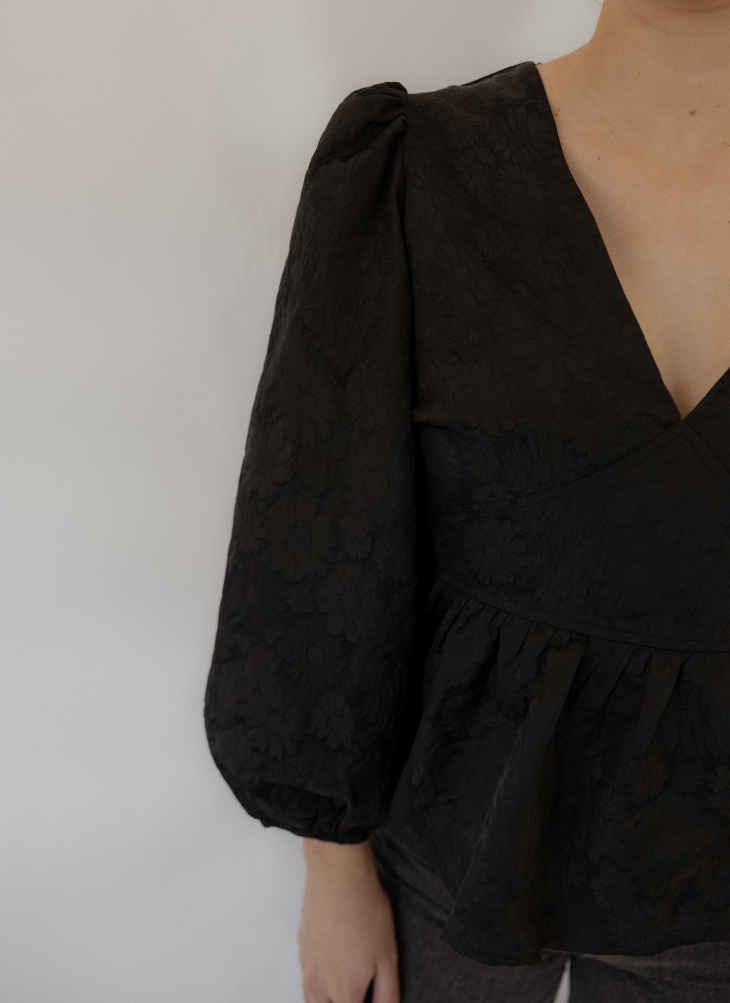 The Flora Brocade Top