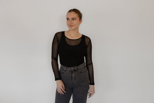The Elizabeth Mesh in Onyx