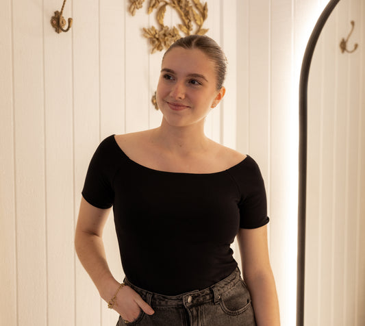 The Cora Top in Onyx