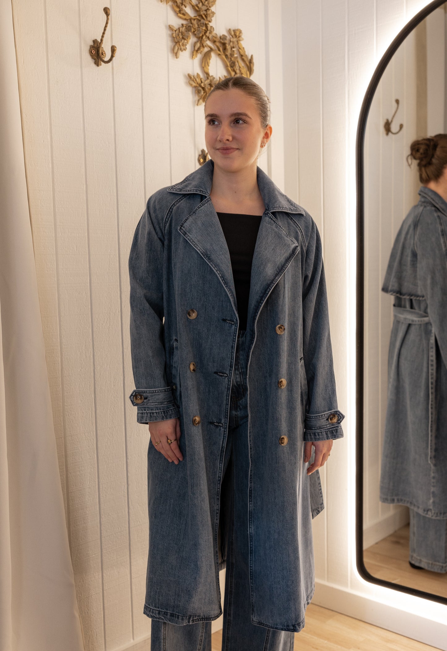 The Worthing Denim Trench
