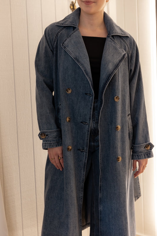 The Worthing Denim Trench