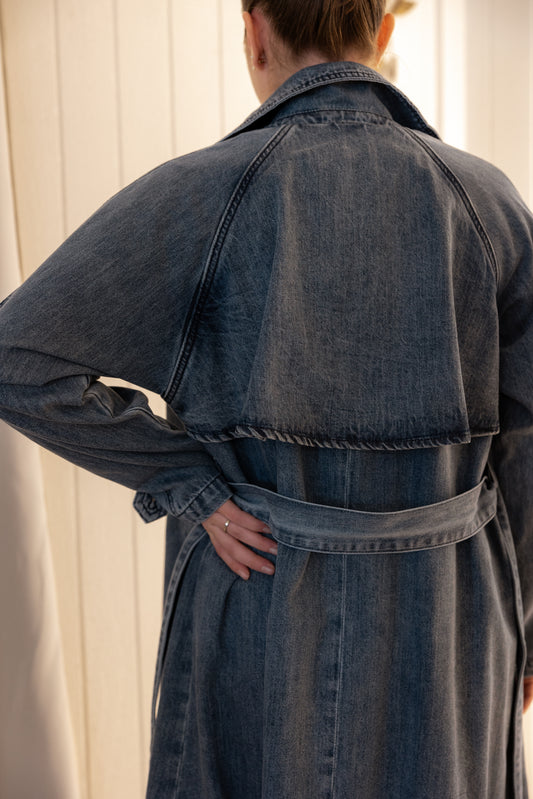 The Worthing Denim Trench