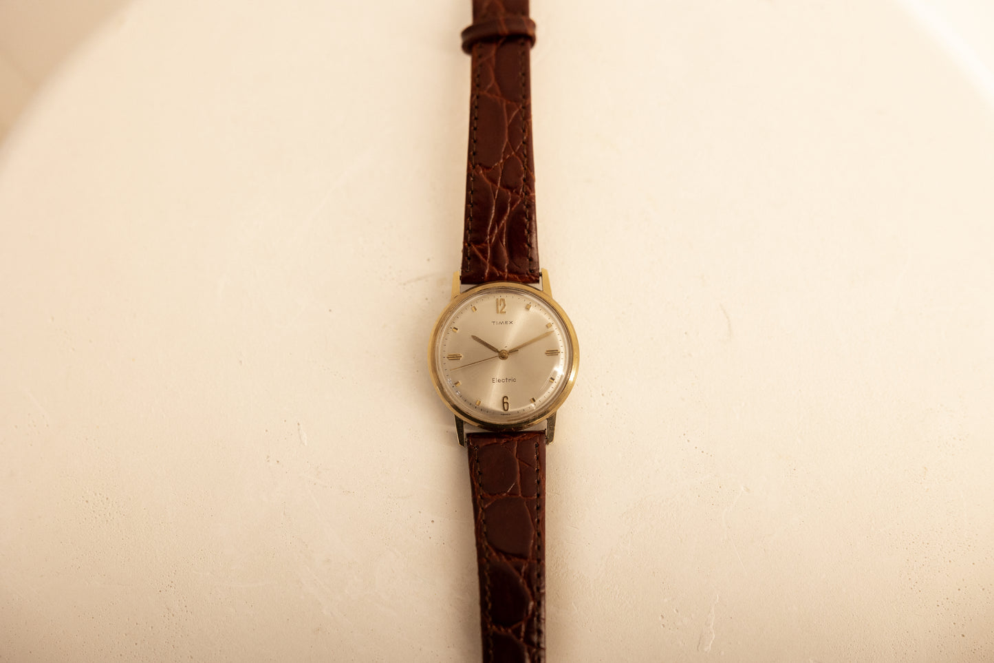 Vintage Gold Electric Timex Watch