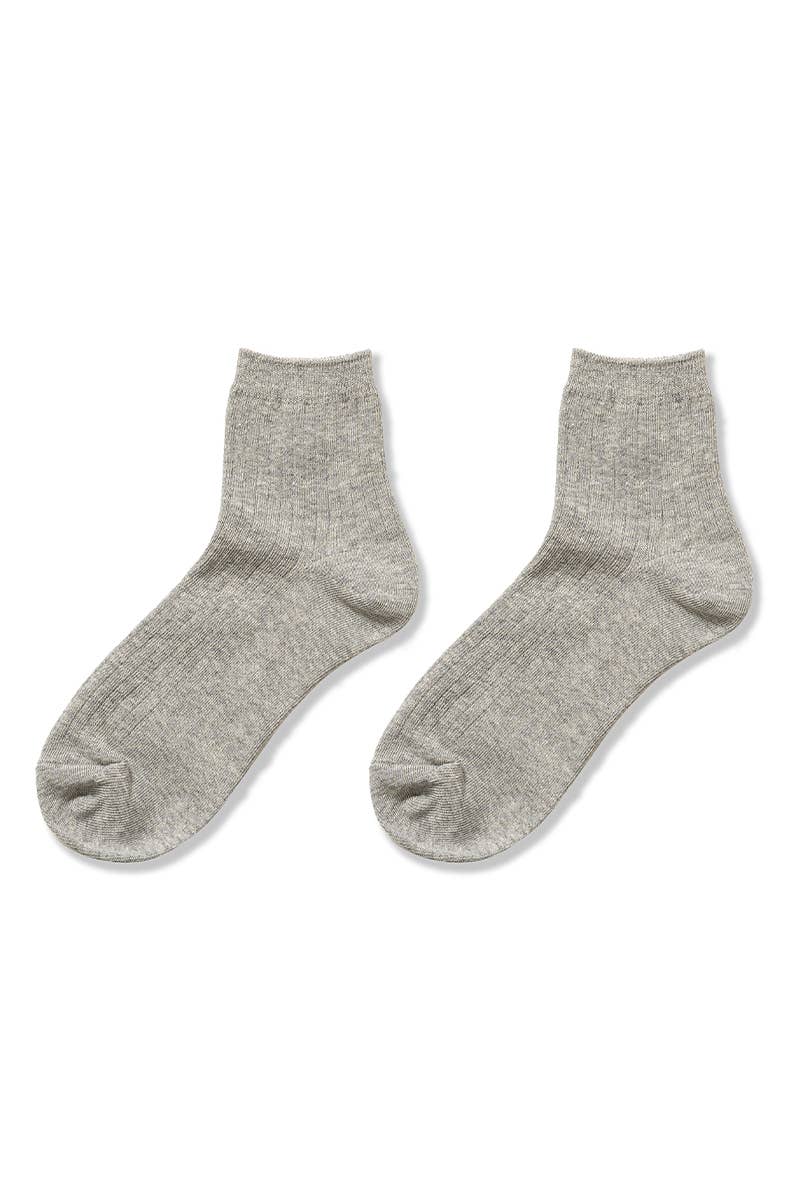 Cotton Crew Socks (3 Colors)
